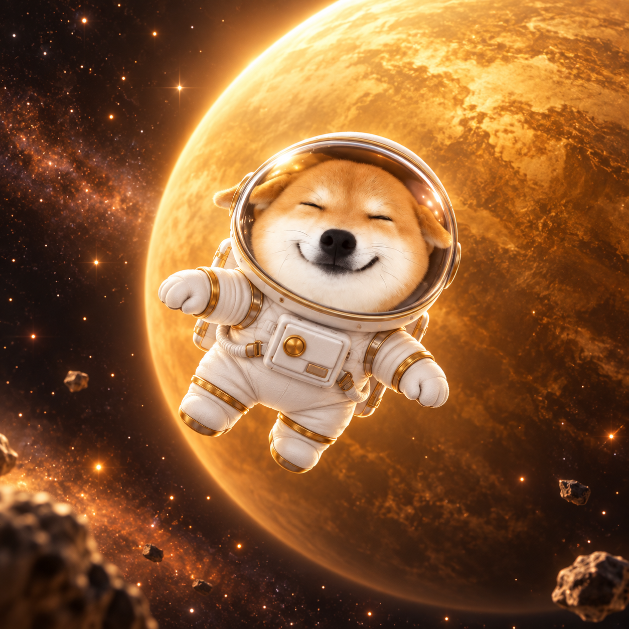 MINI INU in space