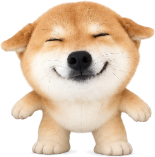 Happy MINI INU mascot